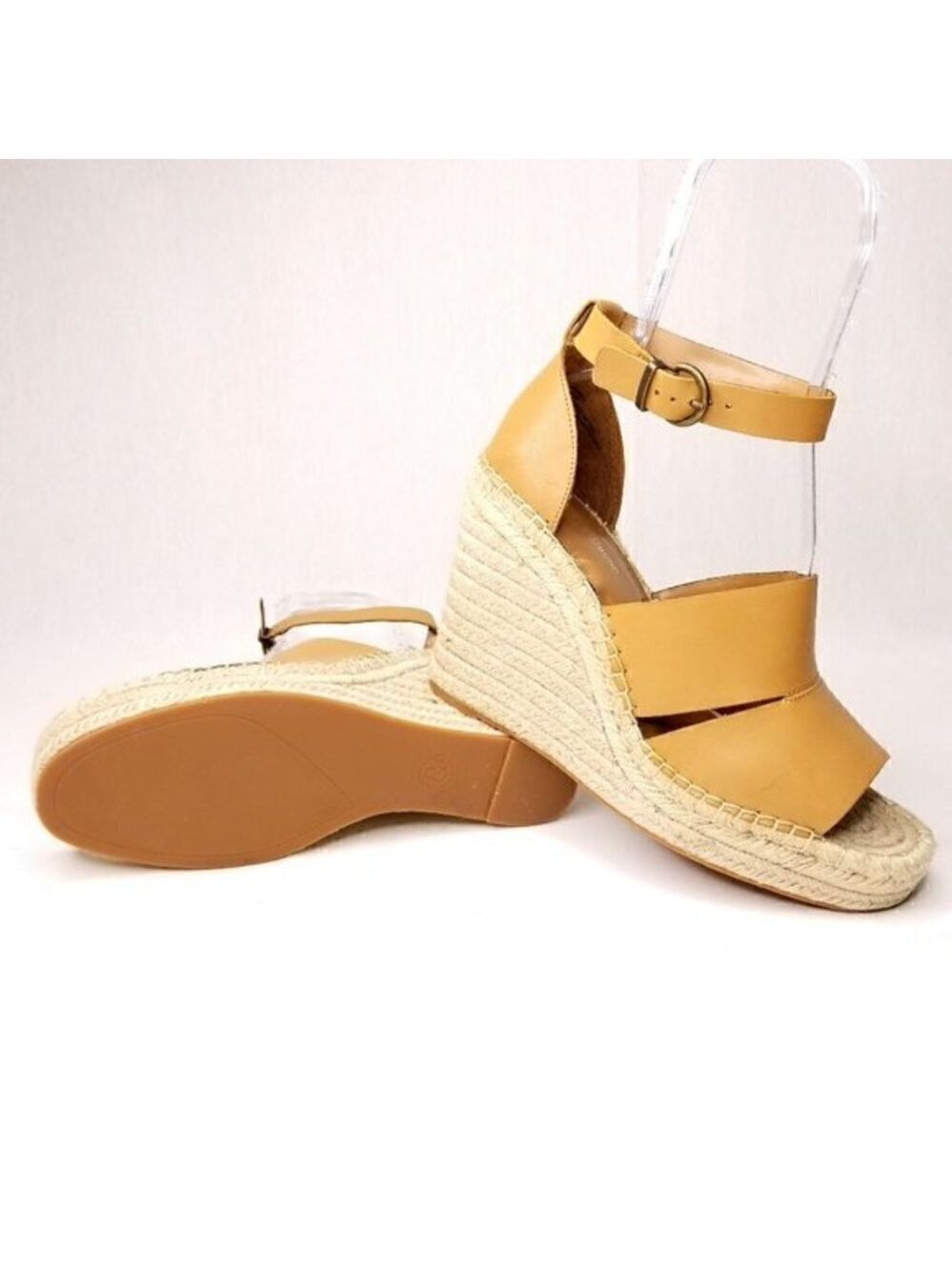 Treasure & Bond Sannibel Platform Wedge‎ Leather Sandal Women’s Size 11 M - Picture 5 of 9